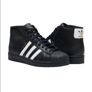 Women’s Adidas Pro Model Sneakers in “Core Black”